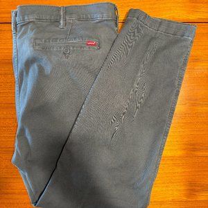 Levis XX Chino 40x32 Slate Color Standard Taper Fit Mens Pants EUC